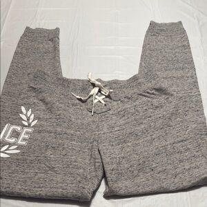 Justice Heather Gray Kids Joggers size 12